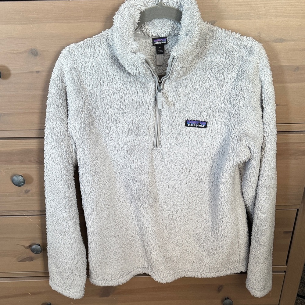 Patagonia Soft Gray Sherpa Fleece